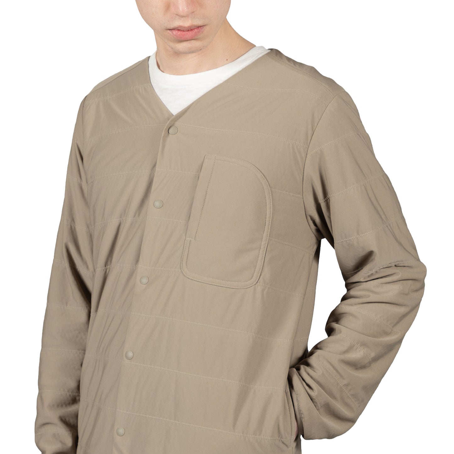 Snow Peak Insulated Cardigan Beige