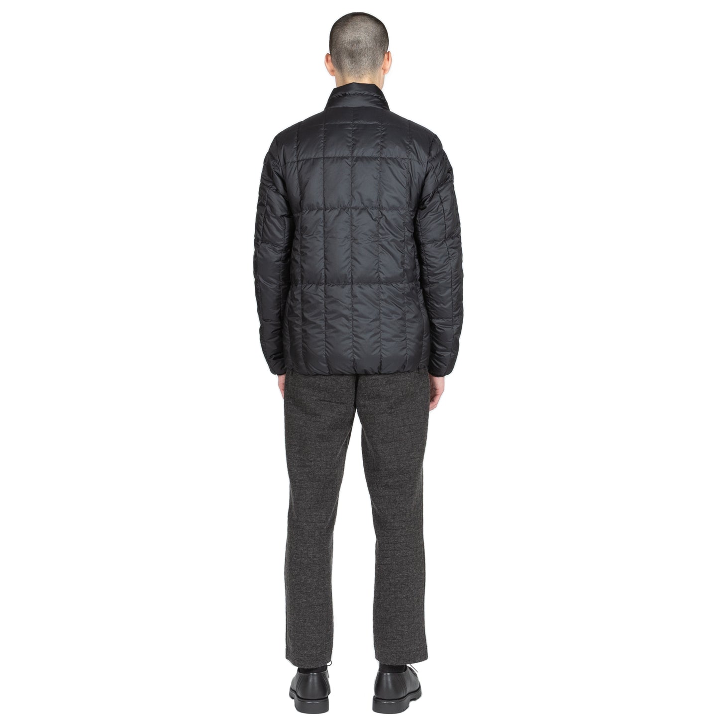 snowpeak recycled middle down packable jacket black