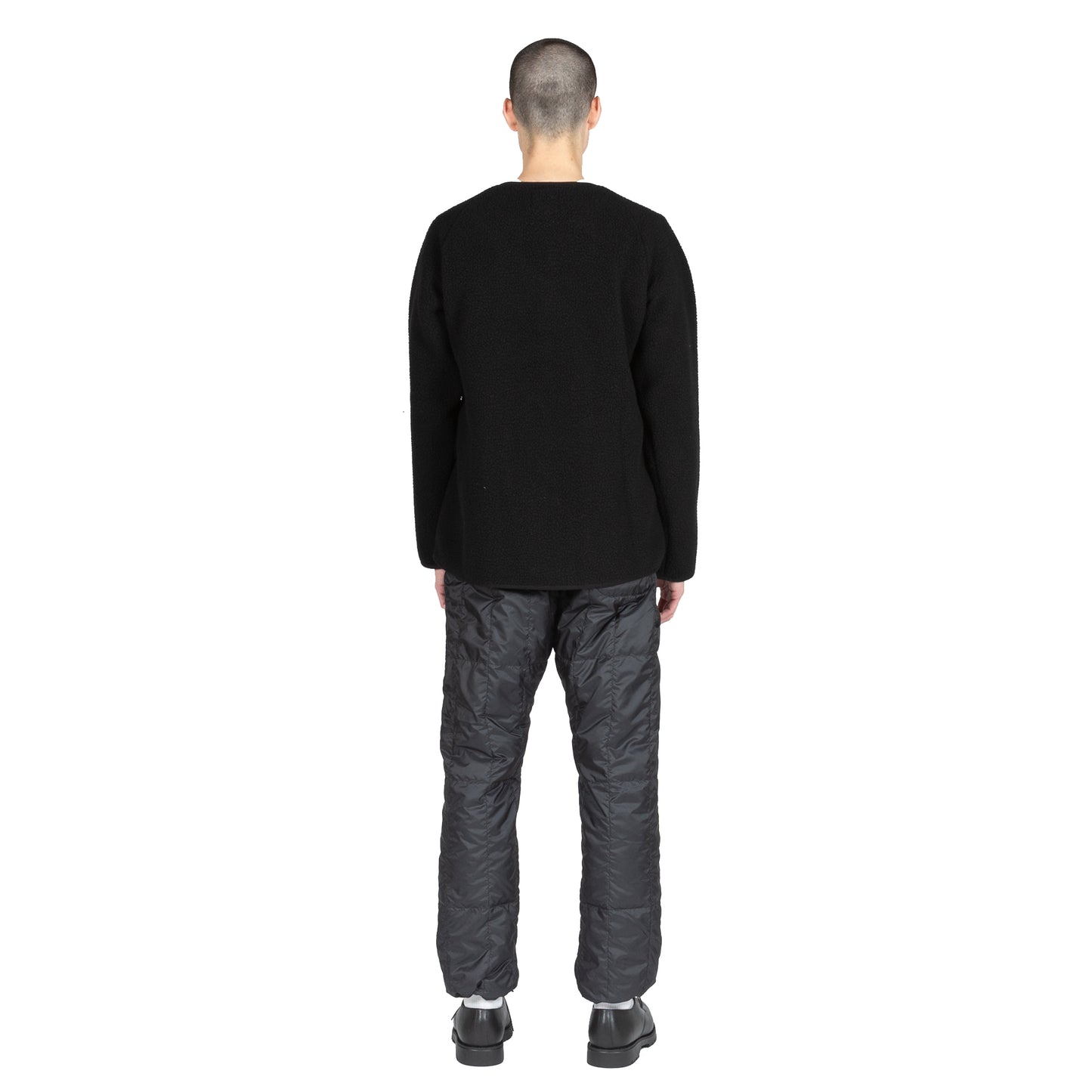 snowpeak recycled middle down pant black
