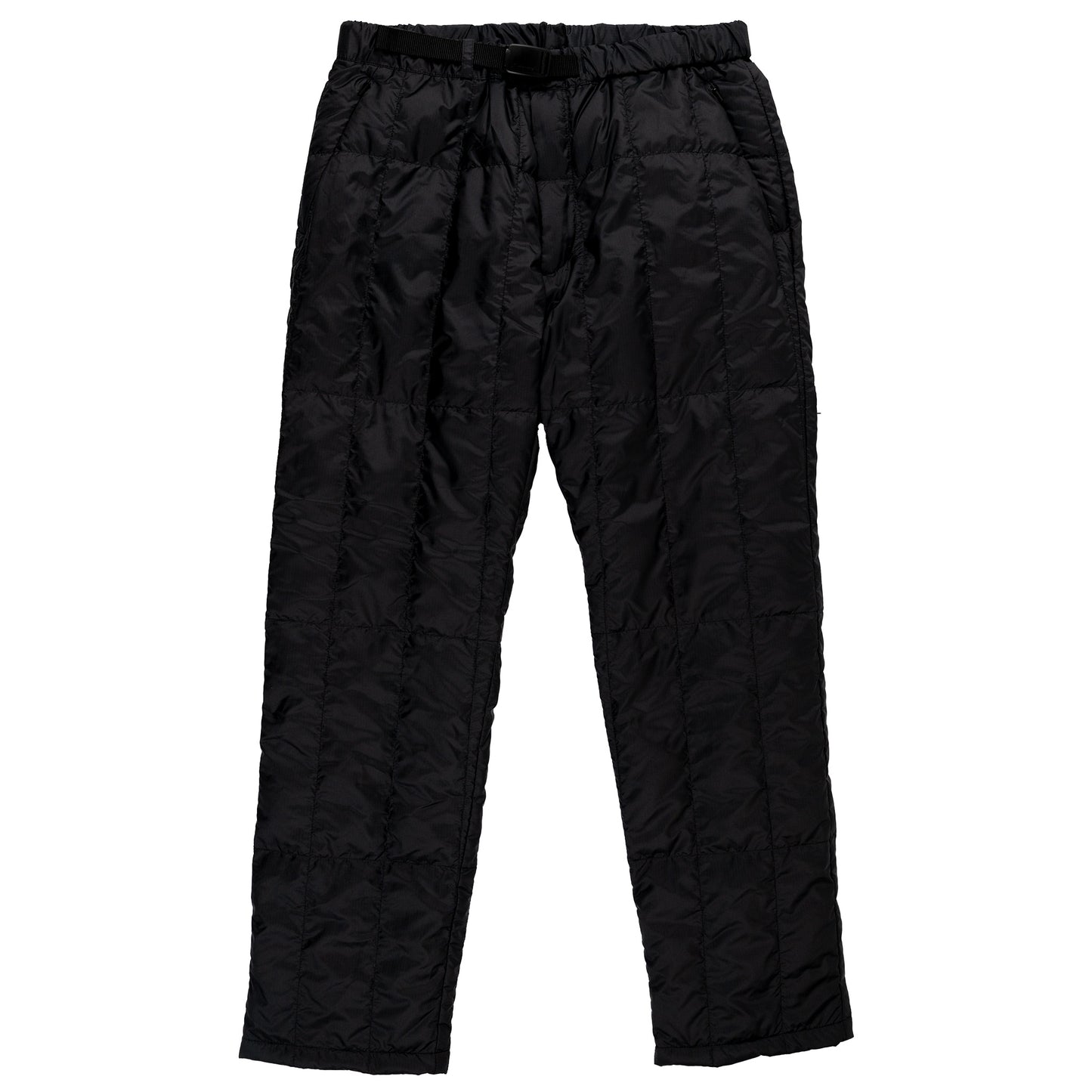snowpeak recycled middle down pant black