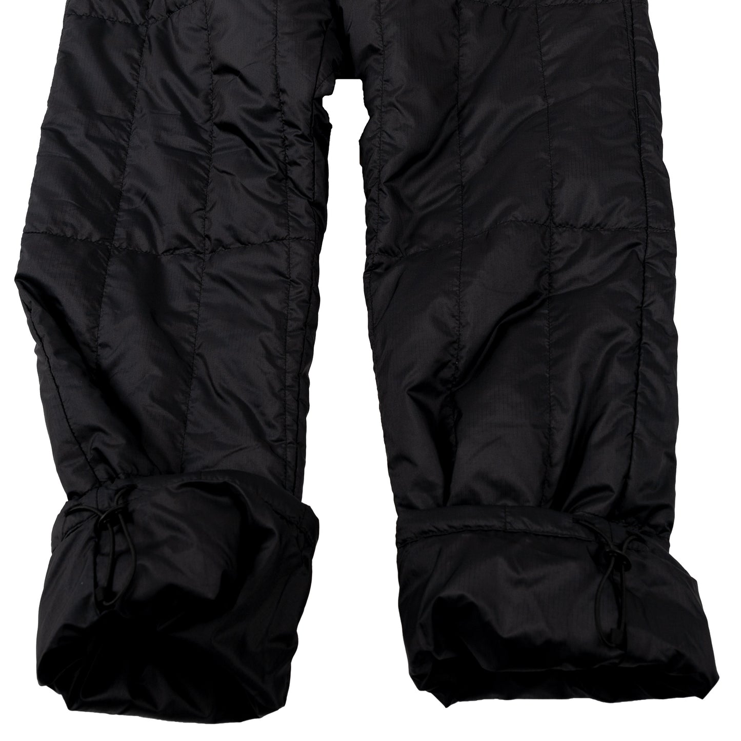 snowpeak recycled middle down pant black