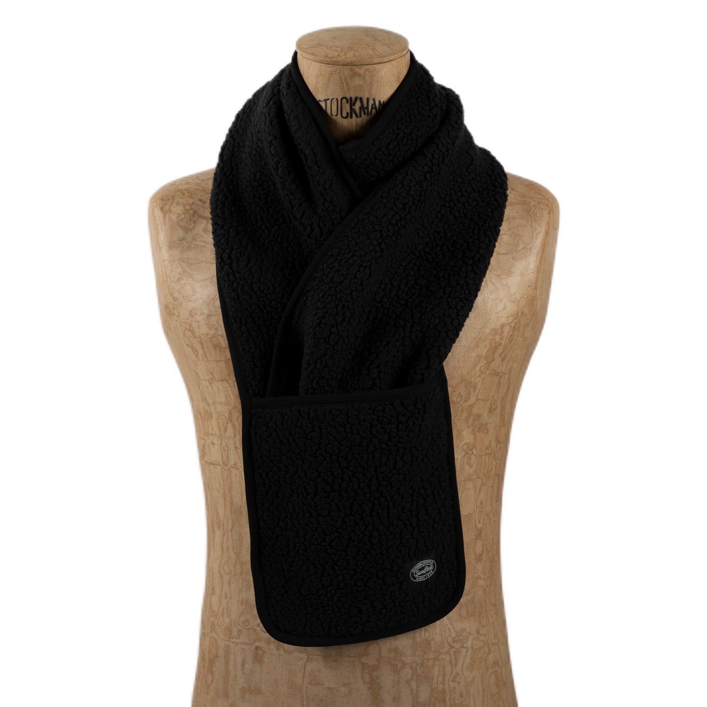 Snow Peak Classic Fleece Stole Black Scarf Neck Warmer