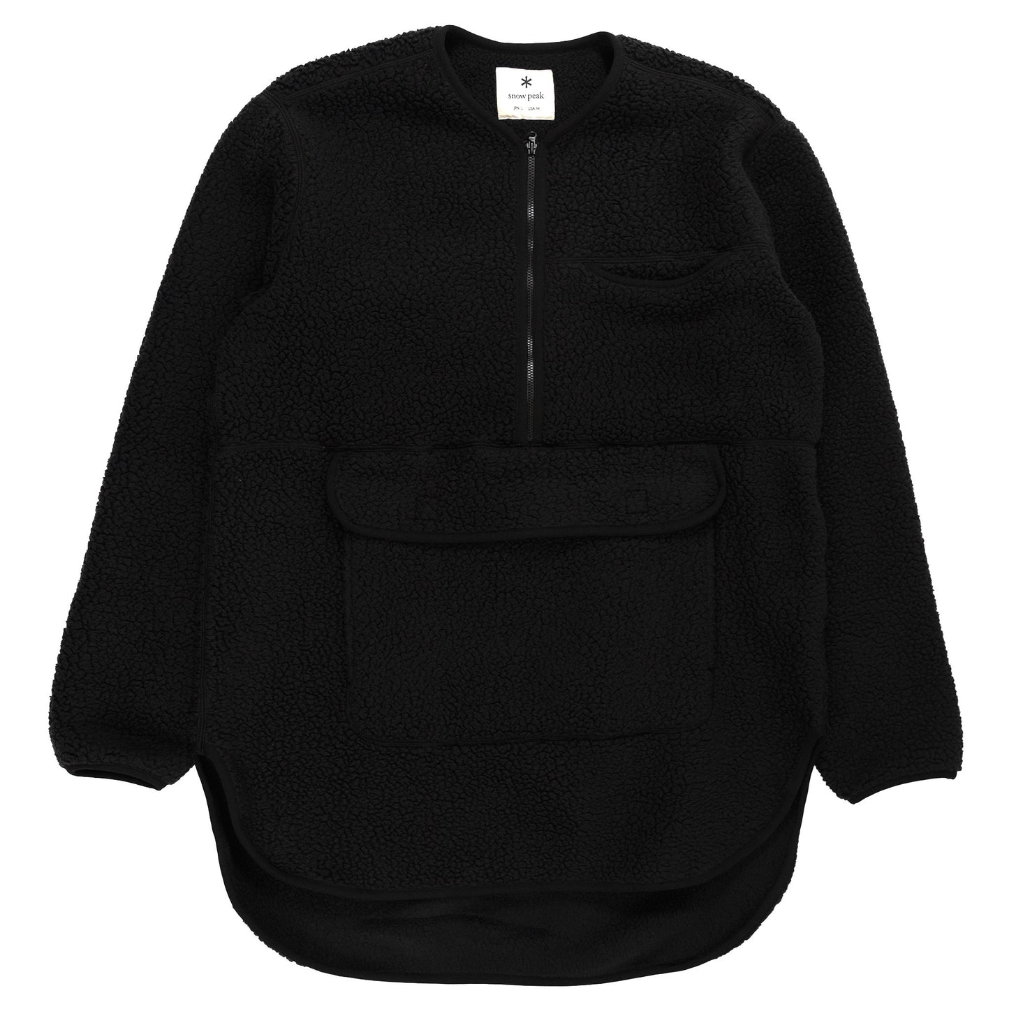 Snow Peak Classic Fleece Pullover in Black