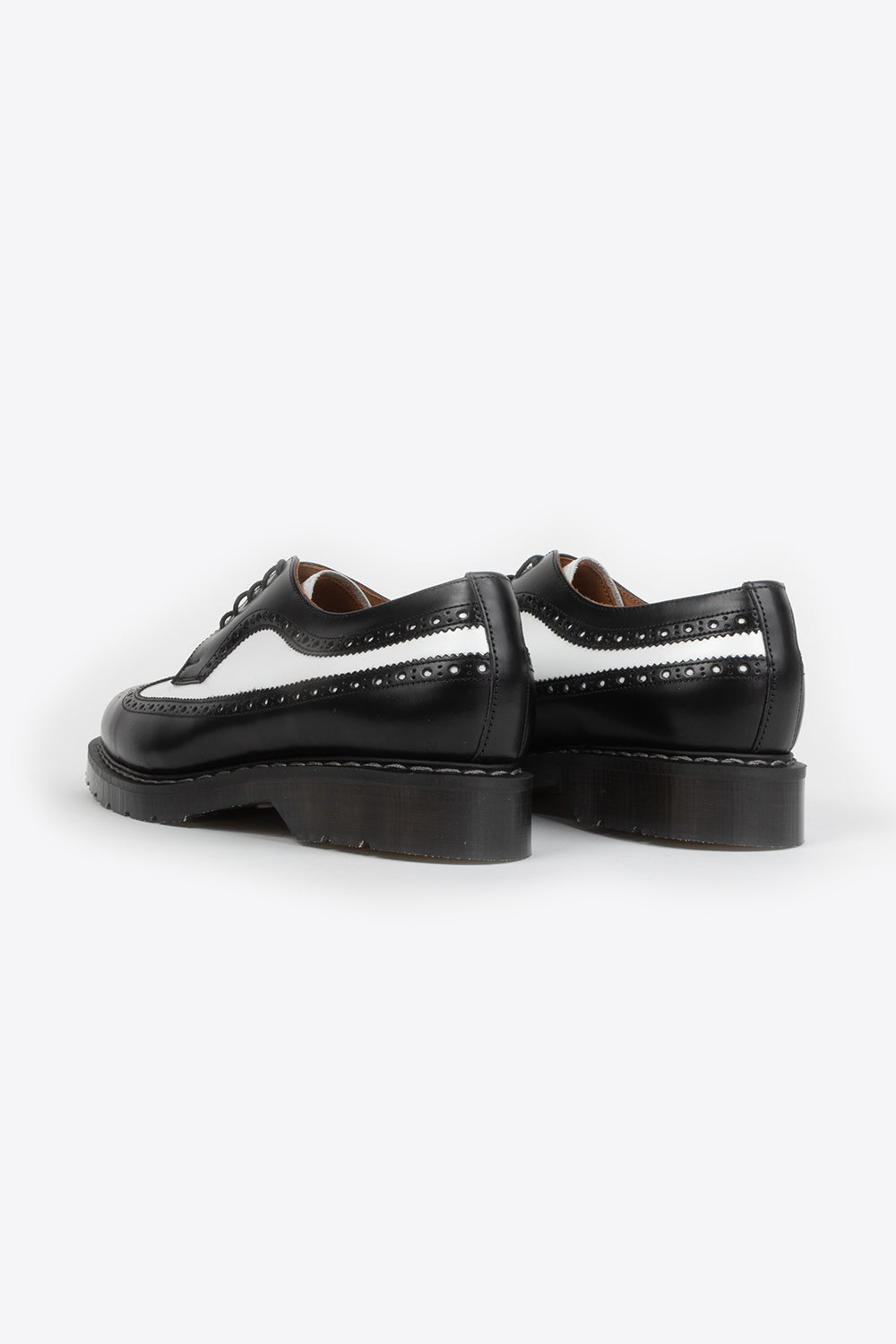 solovair 5 eye american brogue black white
