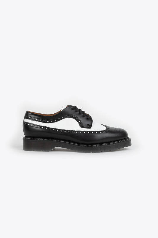 solovair 5 eye american brogue black white