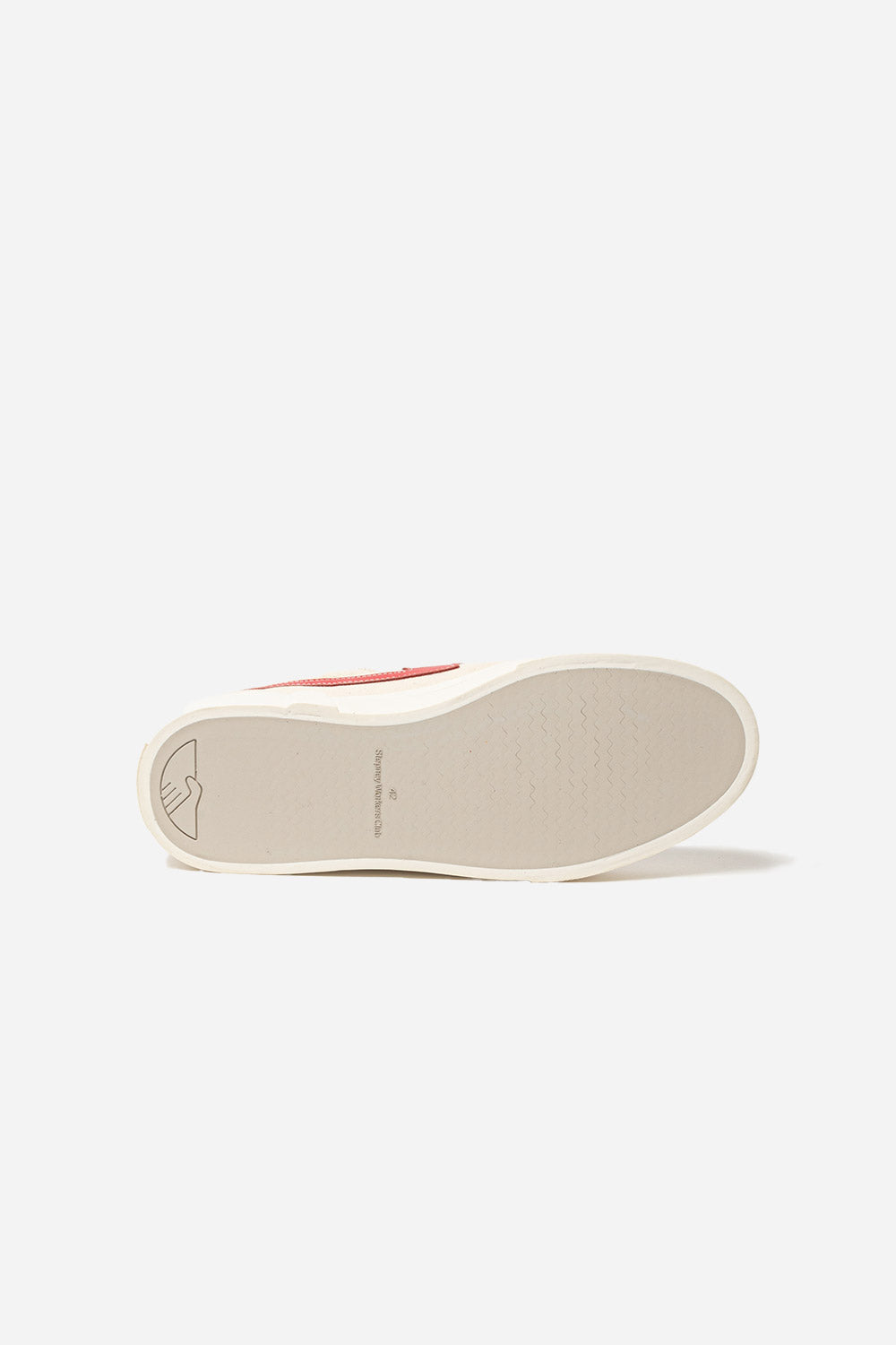Stepney Workers Club Womens Dellow S-Strike Canvas in Ecru and Red