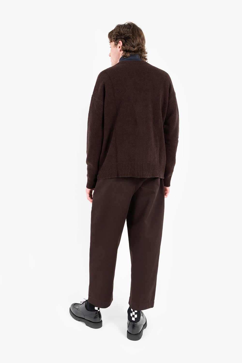 studio nicholson felli cardigan espresso