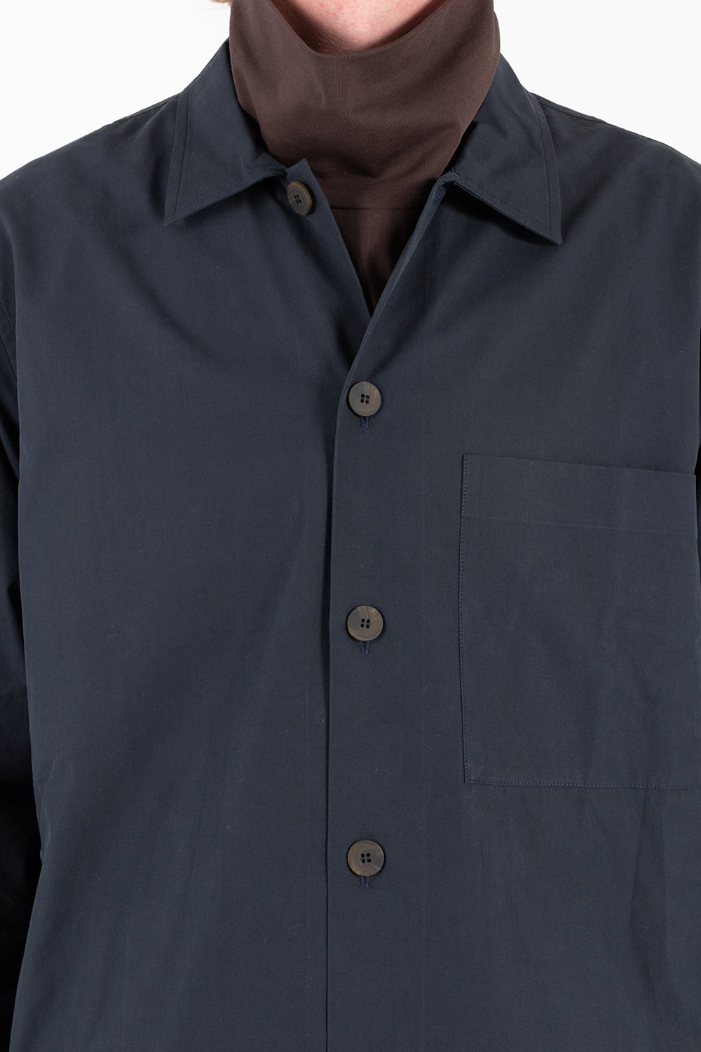 studio nicholson mamata shirt dark navy