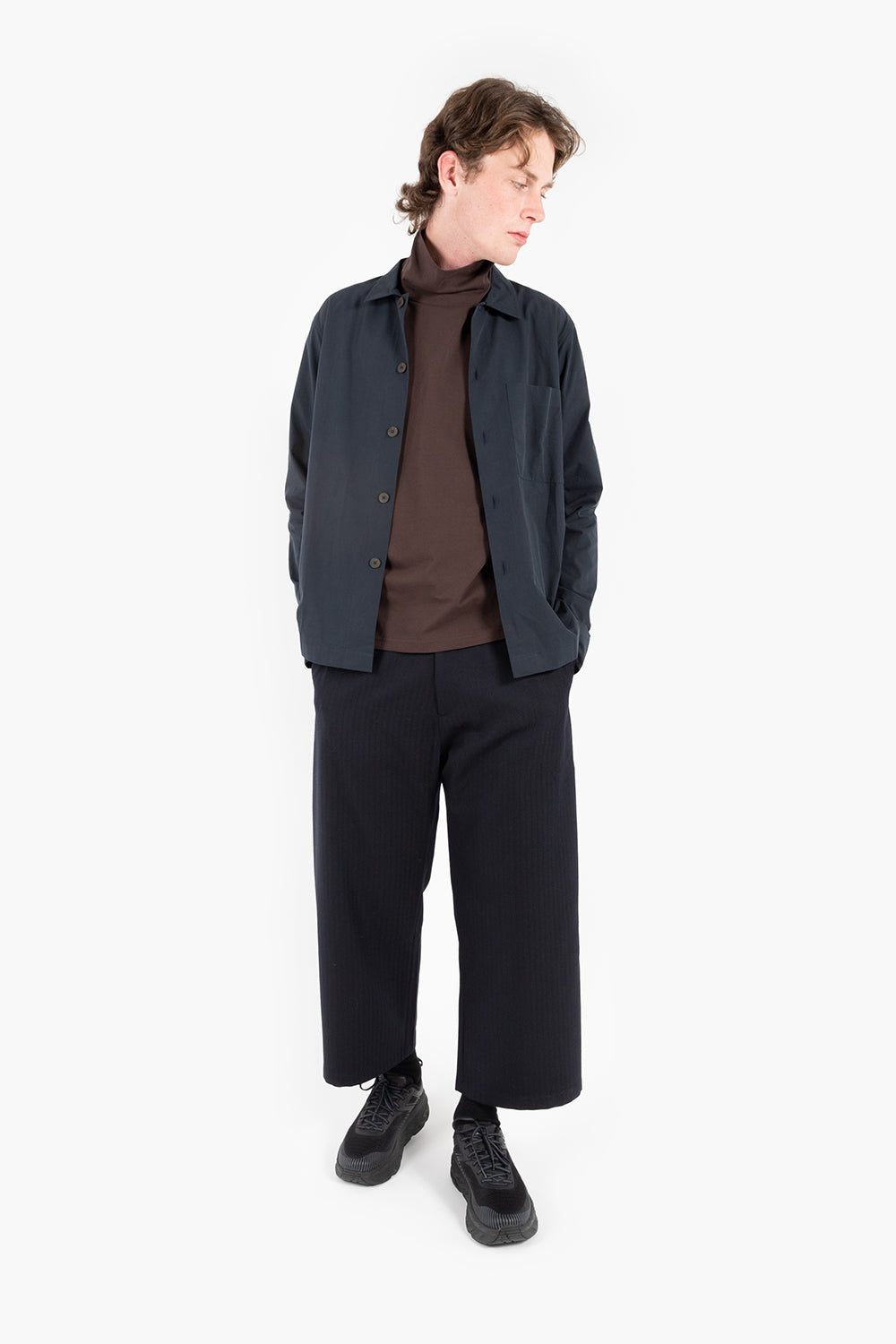 studio nicholson mamata shirt dark navy