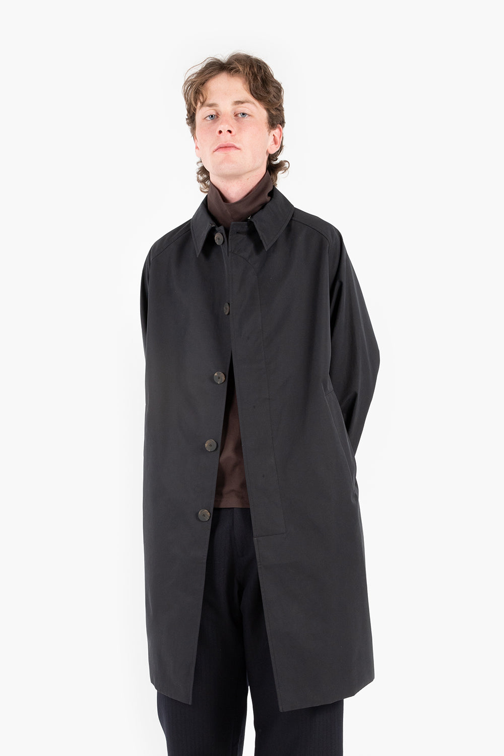 studio nicholson romer coat black