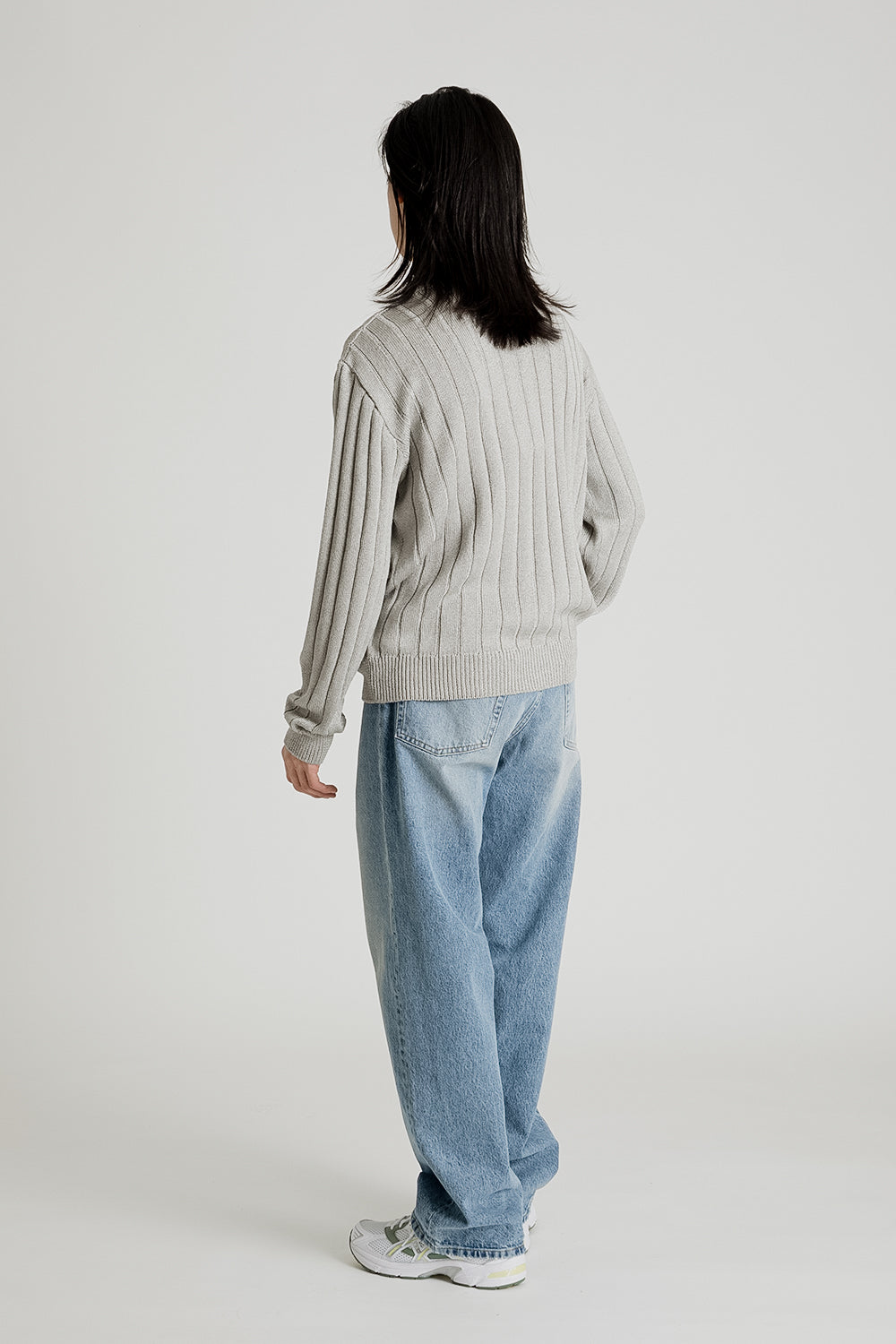 Sunflower Mick Sweater in Silver