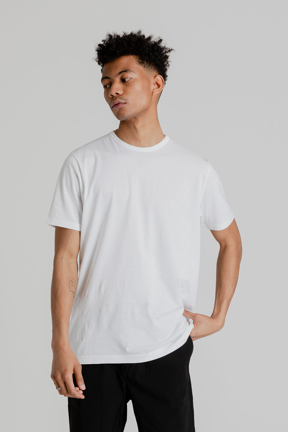 Sunspel Classic T-Shirt in White