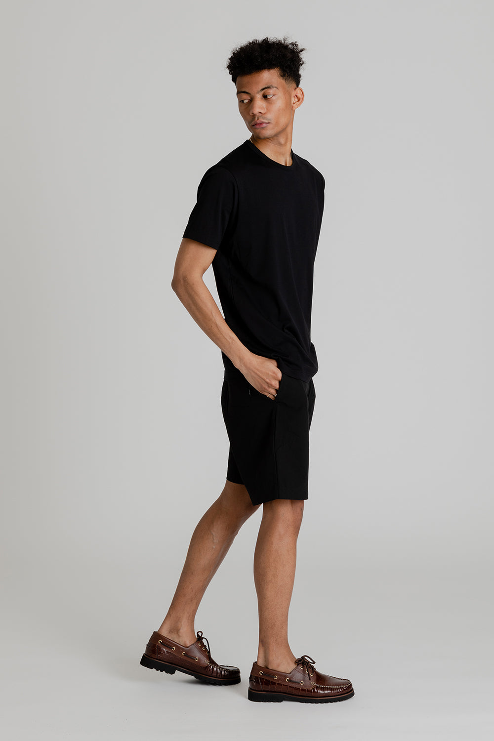 Sunspel Classic T-Shirt in Black