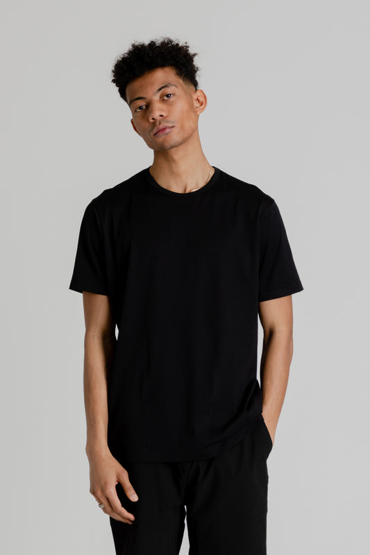 Sunspel Classic T-Shirt in Black