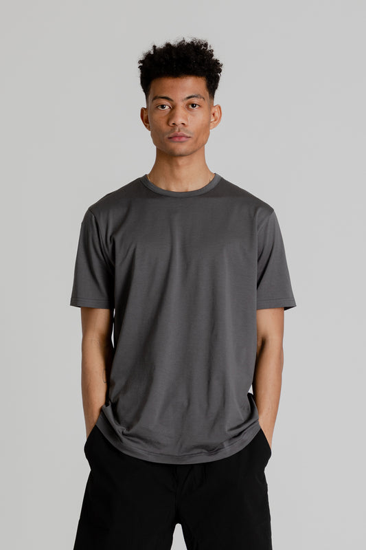 Sunspel Classic T-Shirt in Charcoal