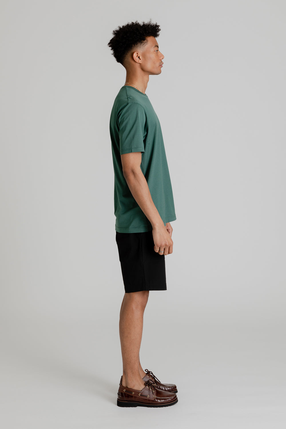 Sunspel Classic T-Shirt in Deep Green