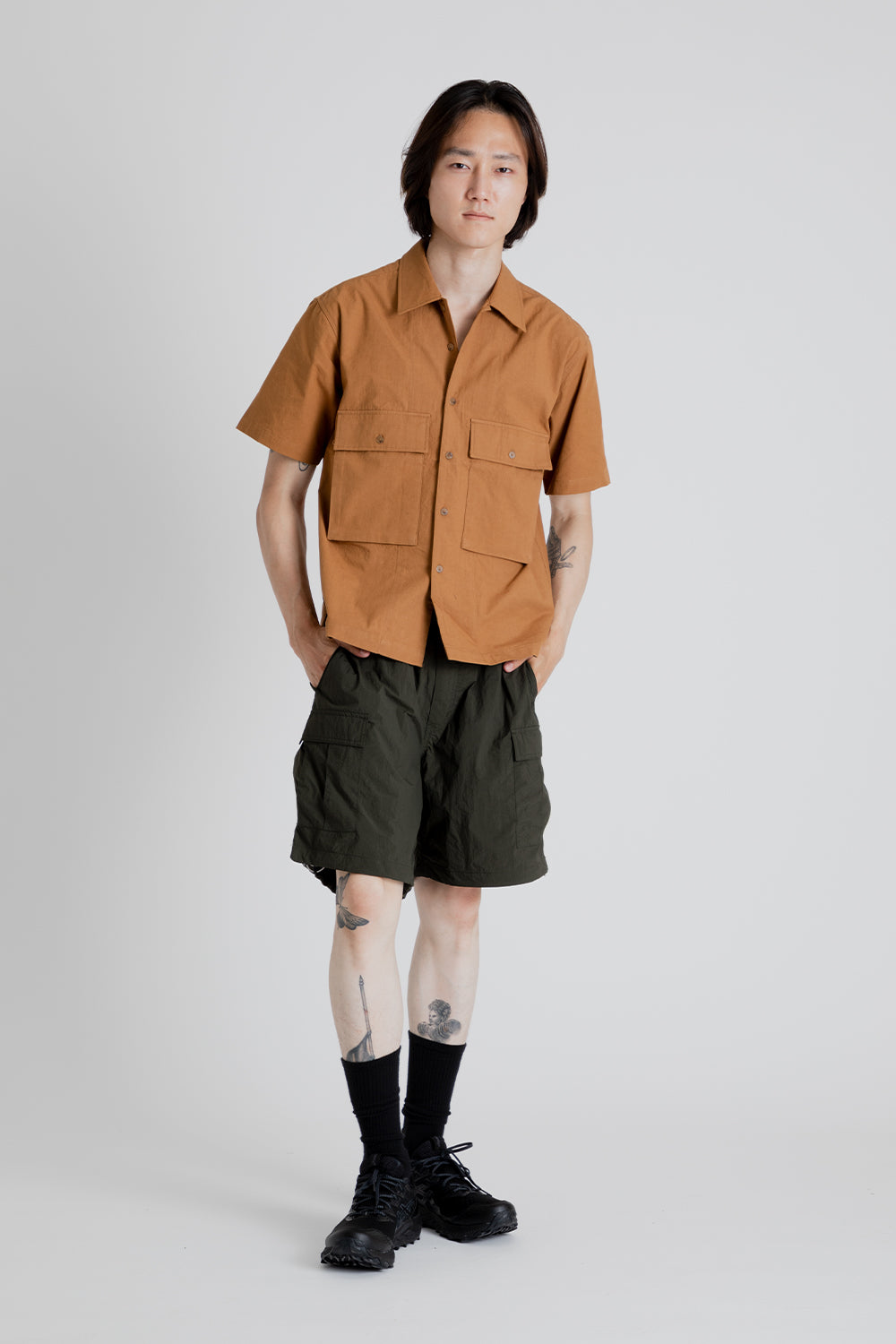 Uniform Bridge M51 Short Pants in Olive Green