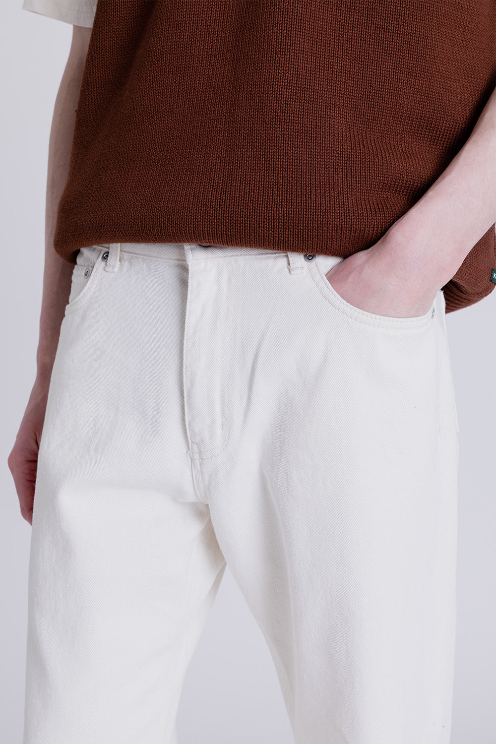 Uniform Bridge Comfort Denim Pants in Natural
