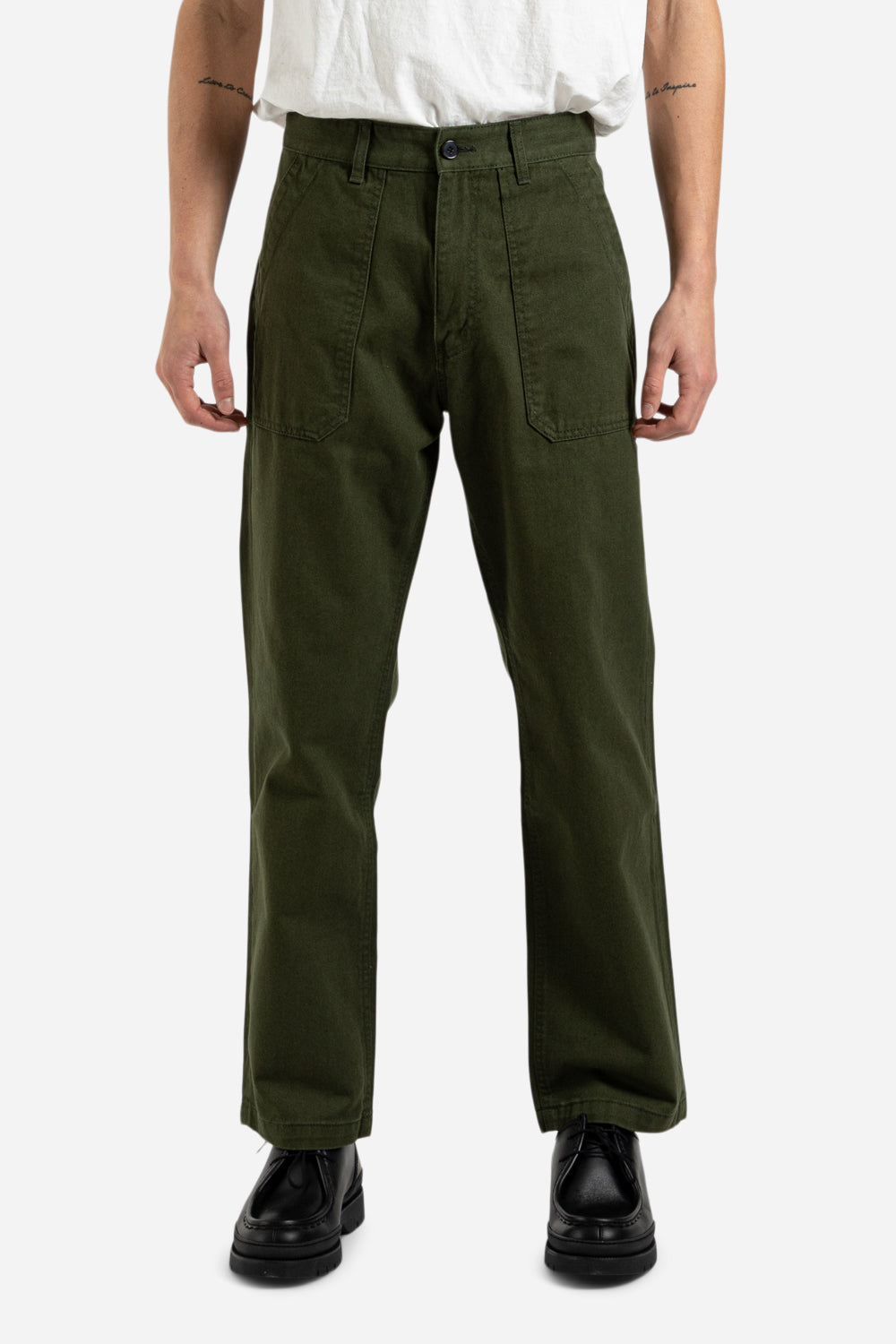 US Army Fatigue Pants Regular Fit Green / Calculus Victoria