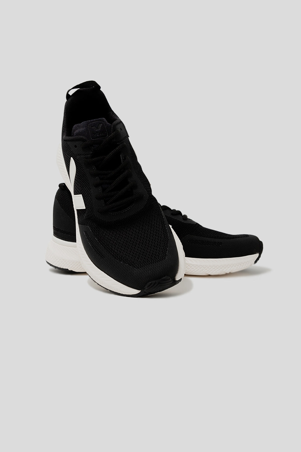Veja Impala Jacquard Shoe in Black / Cream