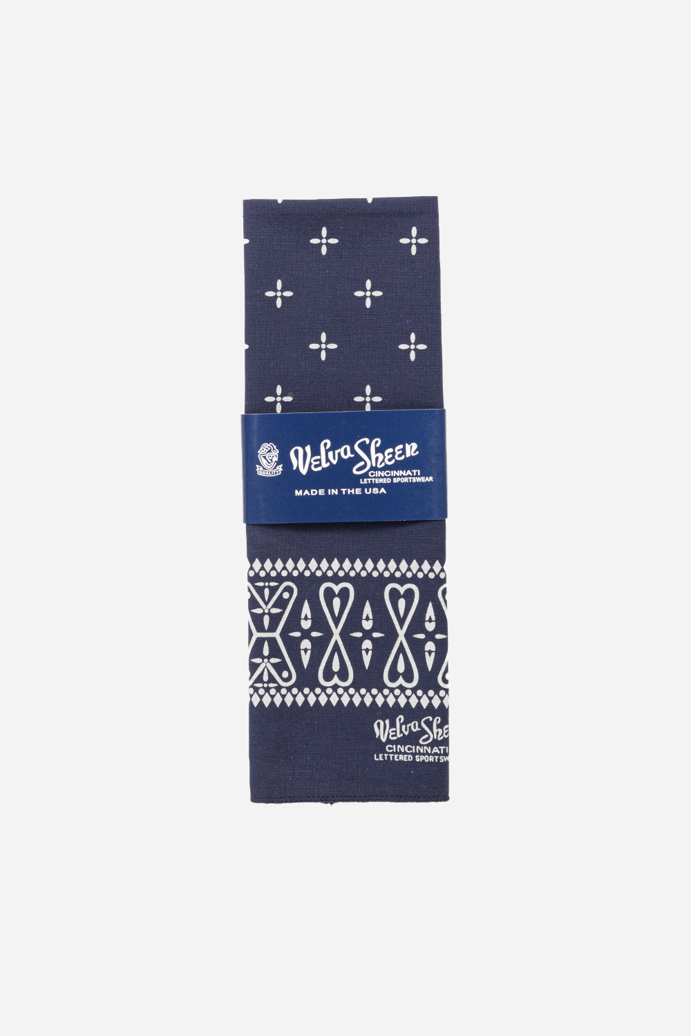 Cross Bandana - Navy - Wallace Mercantile Shop