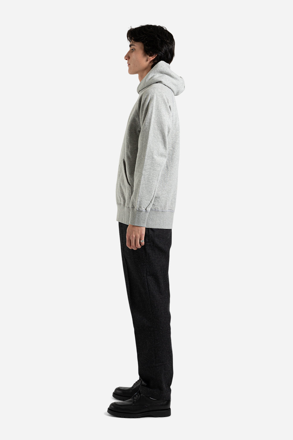 10oz Pullover Hoodie - Heather Grey - Wallace Mercantile Shop