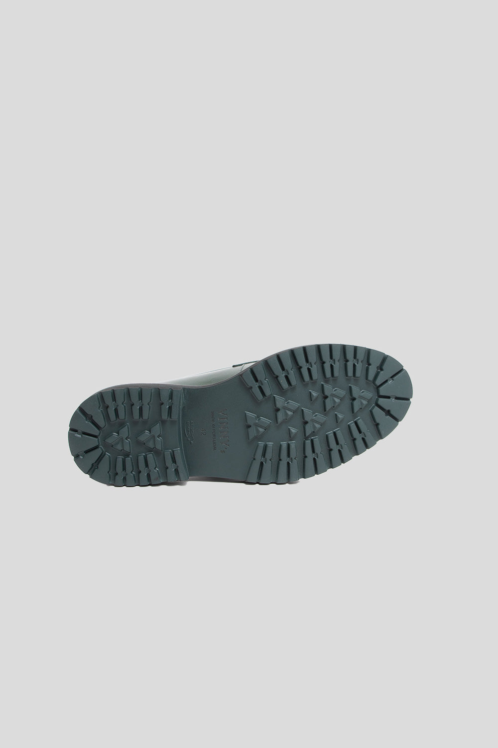 Vinny's Richee Penny Loafer in Basil Green