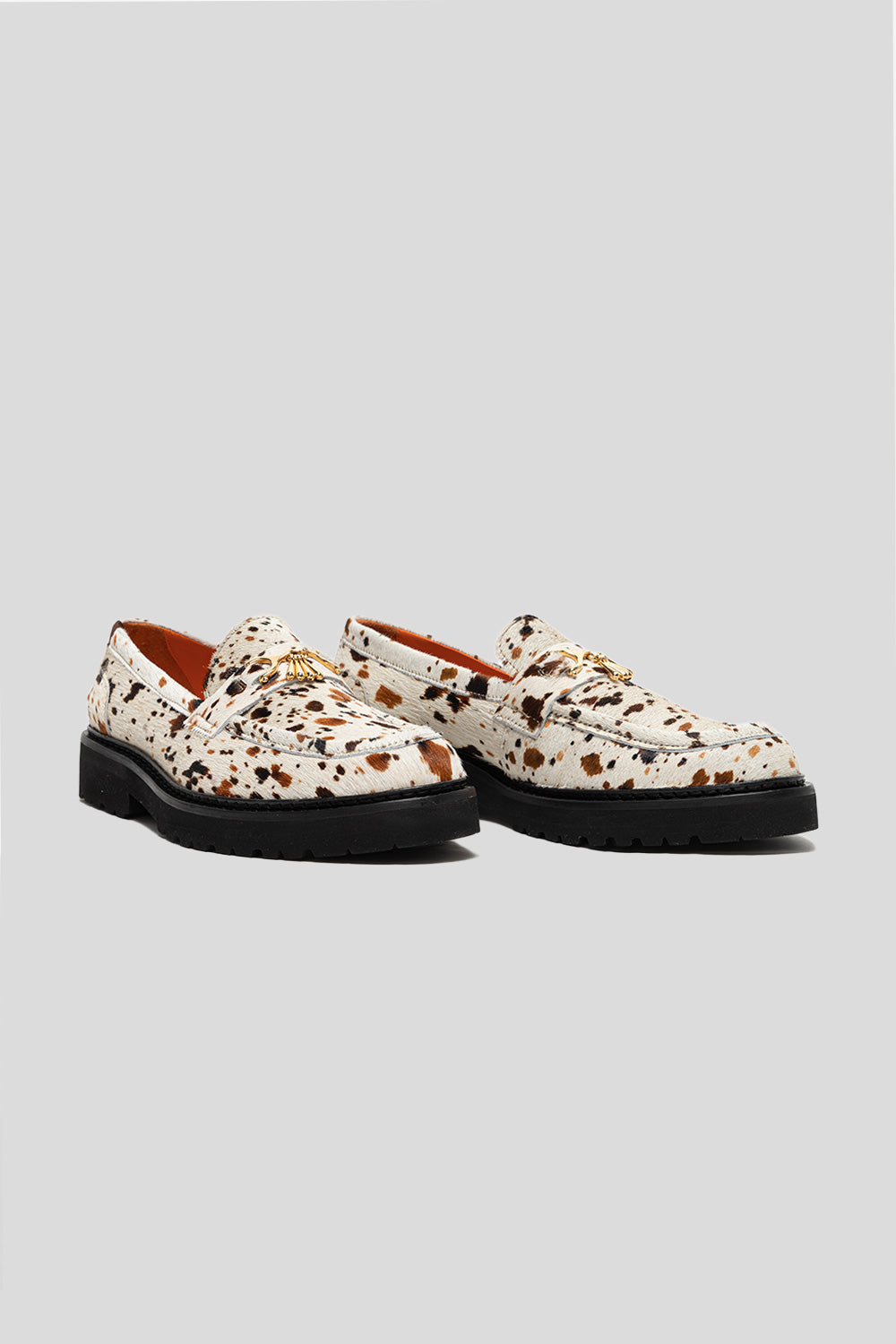Vinny's x Soulland Palace Loafer in Multi White Pony Hair