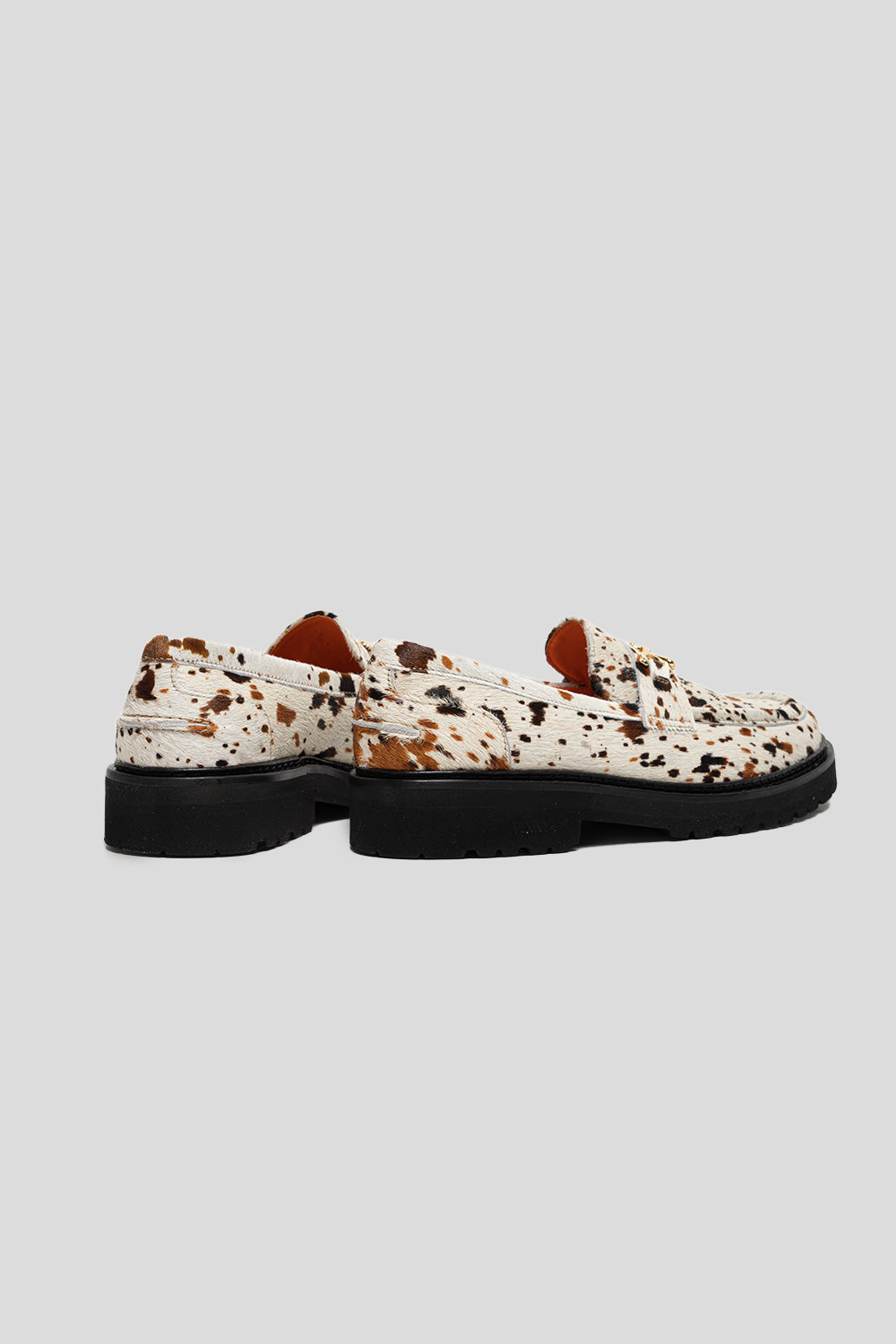 Vinny's x Soulland Palace Loafer in Multi White Pony Hair