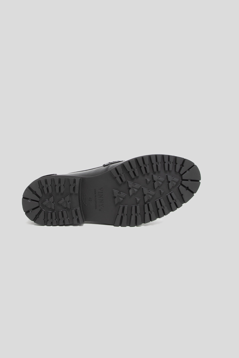Vinny's Le Club Snaffle Bit Loafer in Black Crust