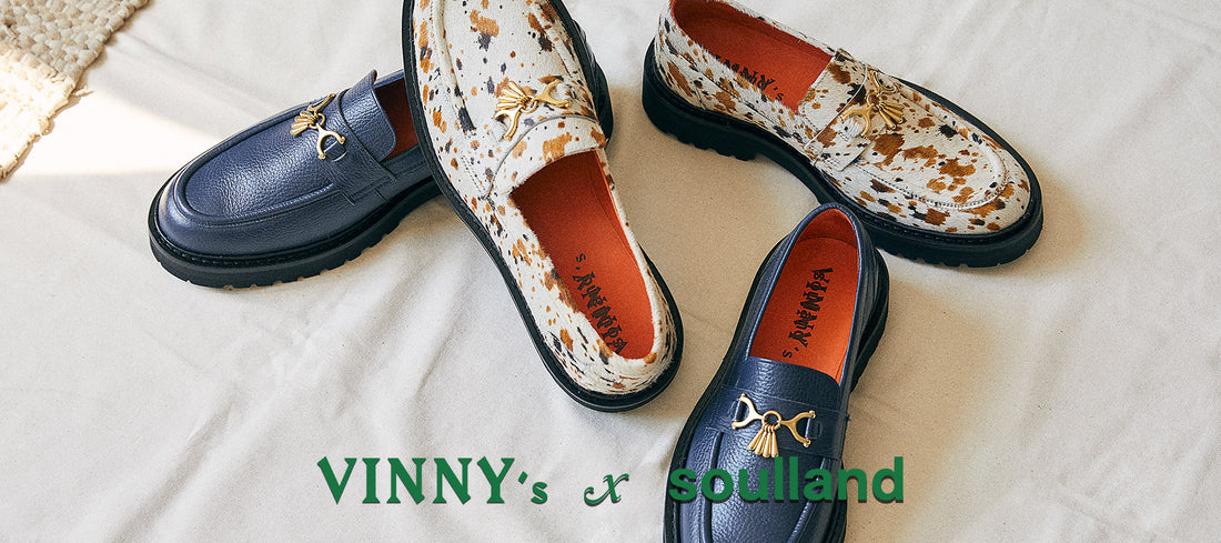 vinny's x soulland collaboration loafers