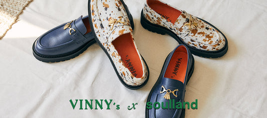 vinny's x soulland collaboration loafers