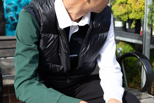 wallace weekly men's style ft goldwin light air down vest