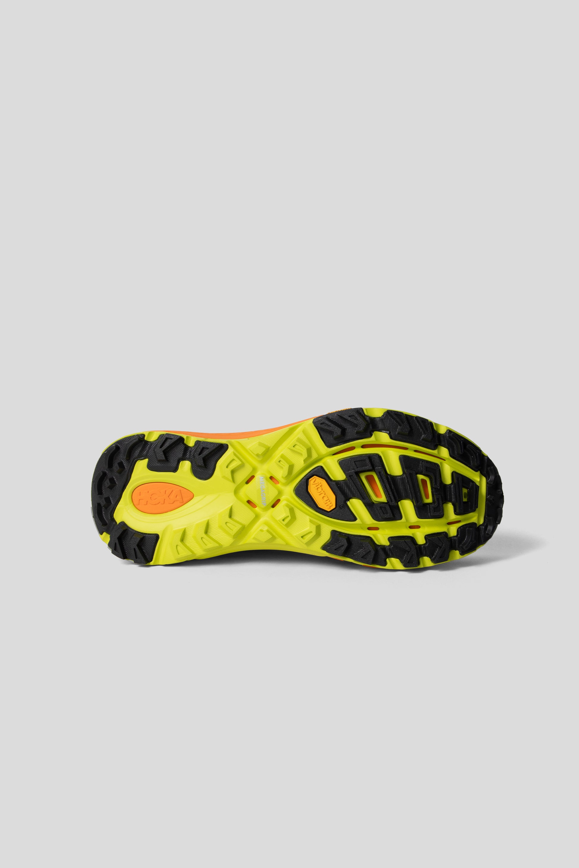 Hoka All Gender Mafate Speed 2 in Electric Tangerine/Hoka Citrus