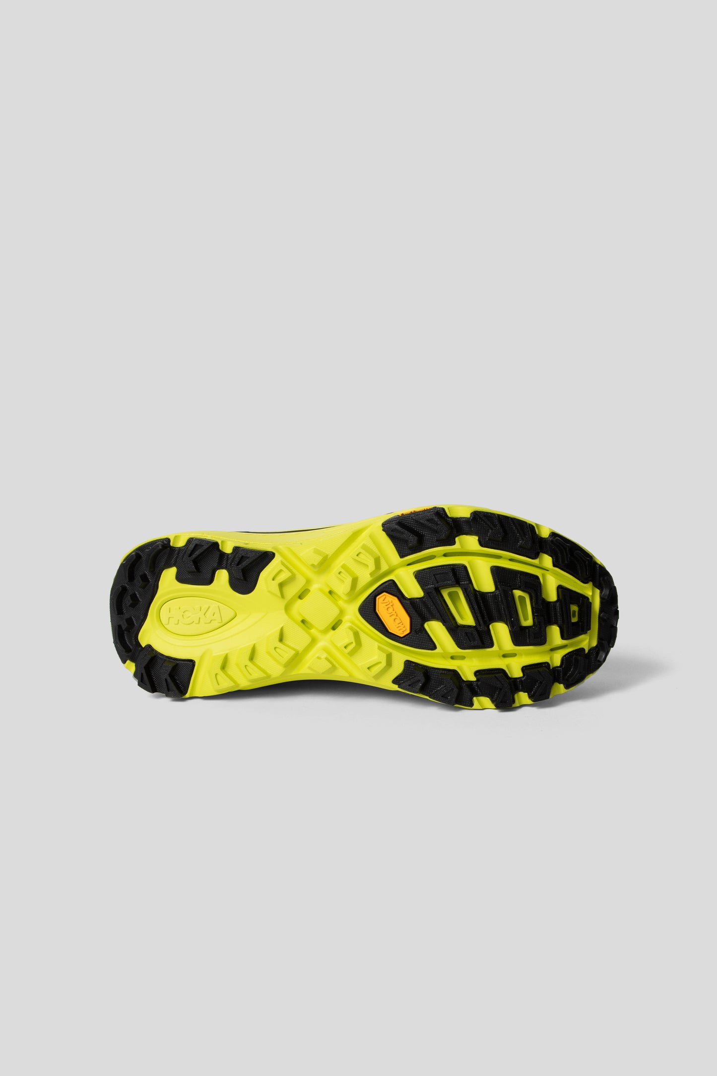 Hoka All Gender Mafate Three2 in Black/Hoka Citrus