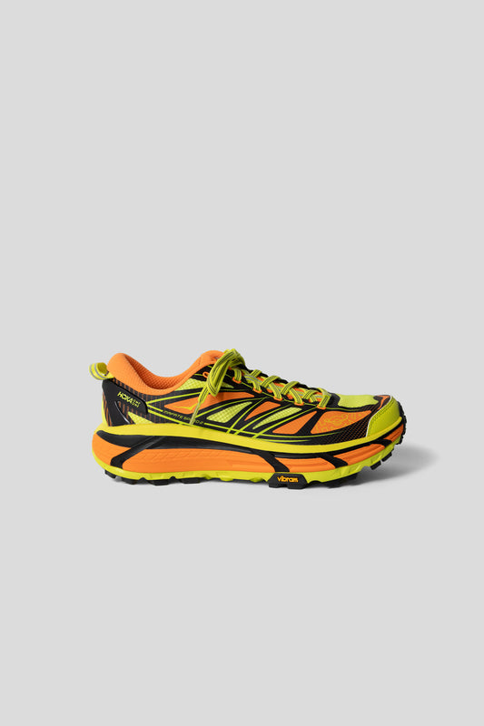 Hoka All Gender Mafate Speed 2 in Electric Tangerine/Hoka Citrus