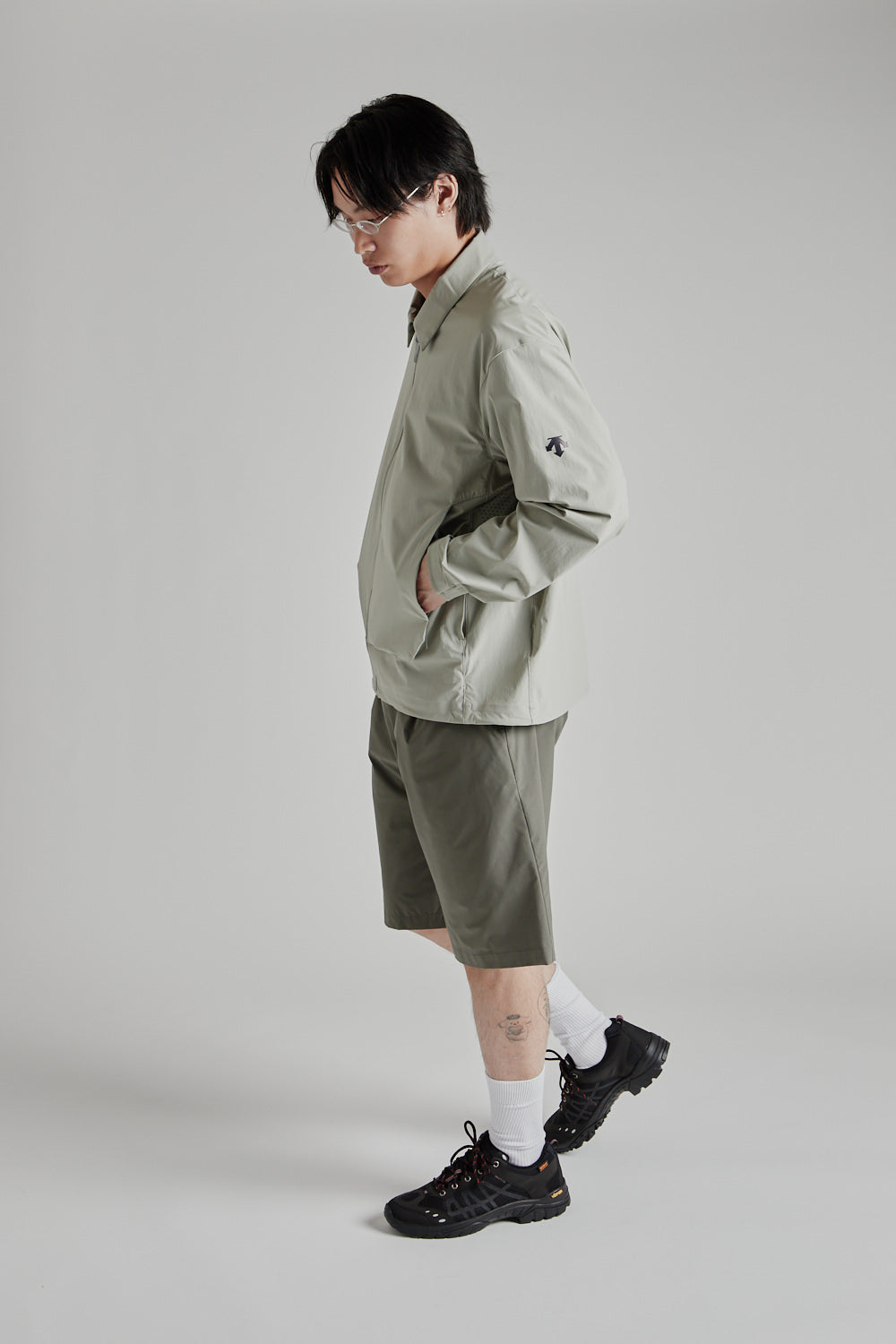 Allterrain 81 Cordura Nylon F/Z Shirts in Sand Beige