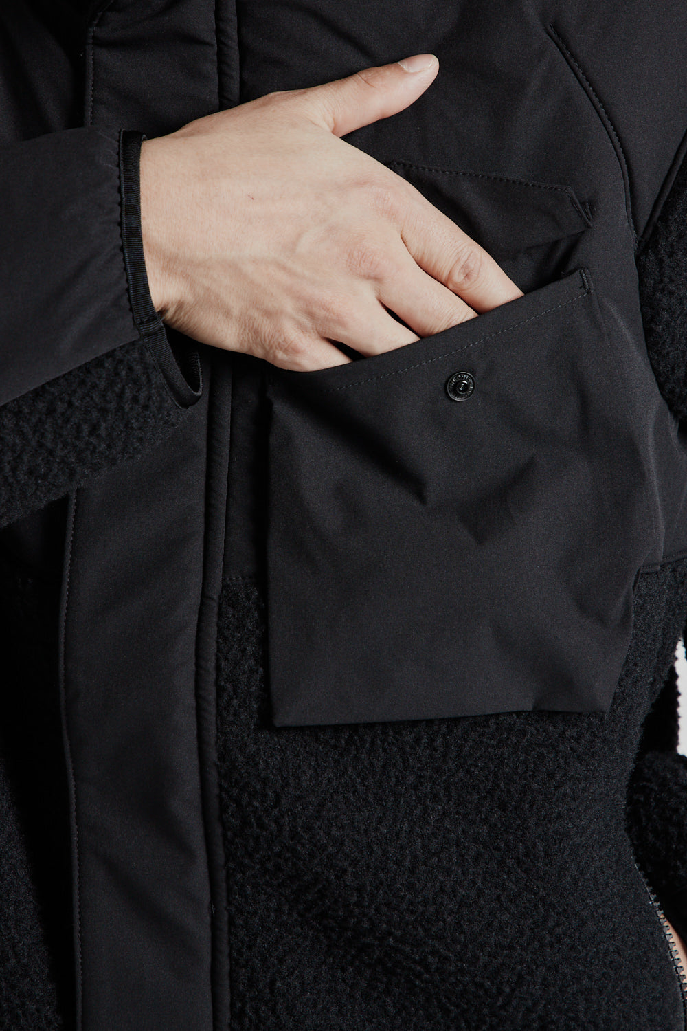 ALLTERRAIN 81 Shaggy Boa Fleece Jacket - Black | Wallace