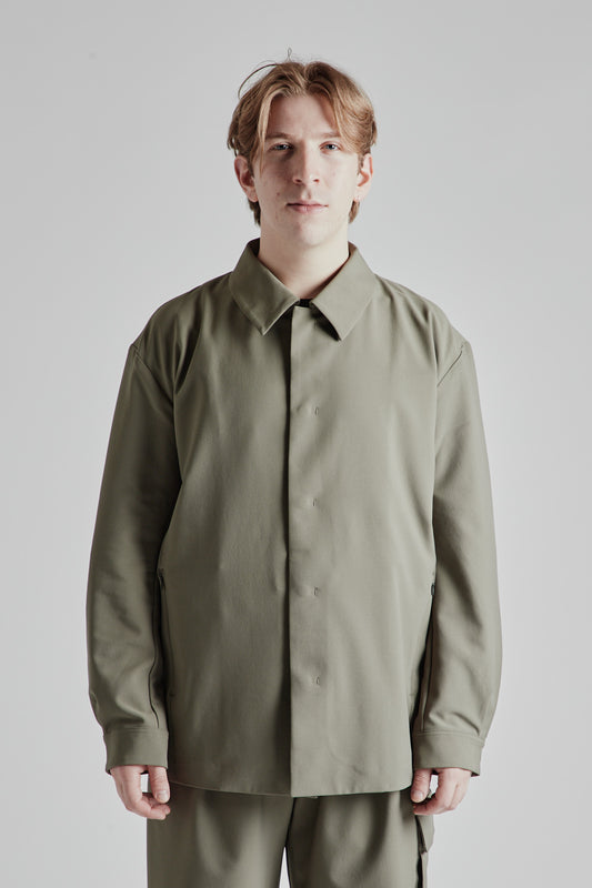 Tech Coverall Jacket - Ash Green