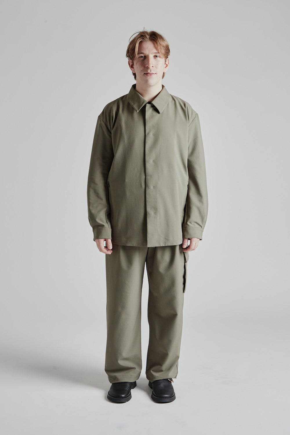 Tech Coverall Jacket - Ash Green