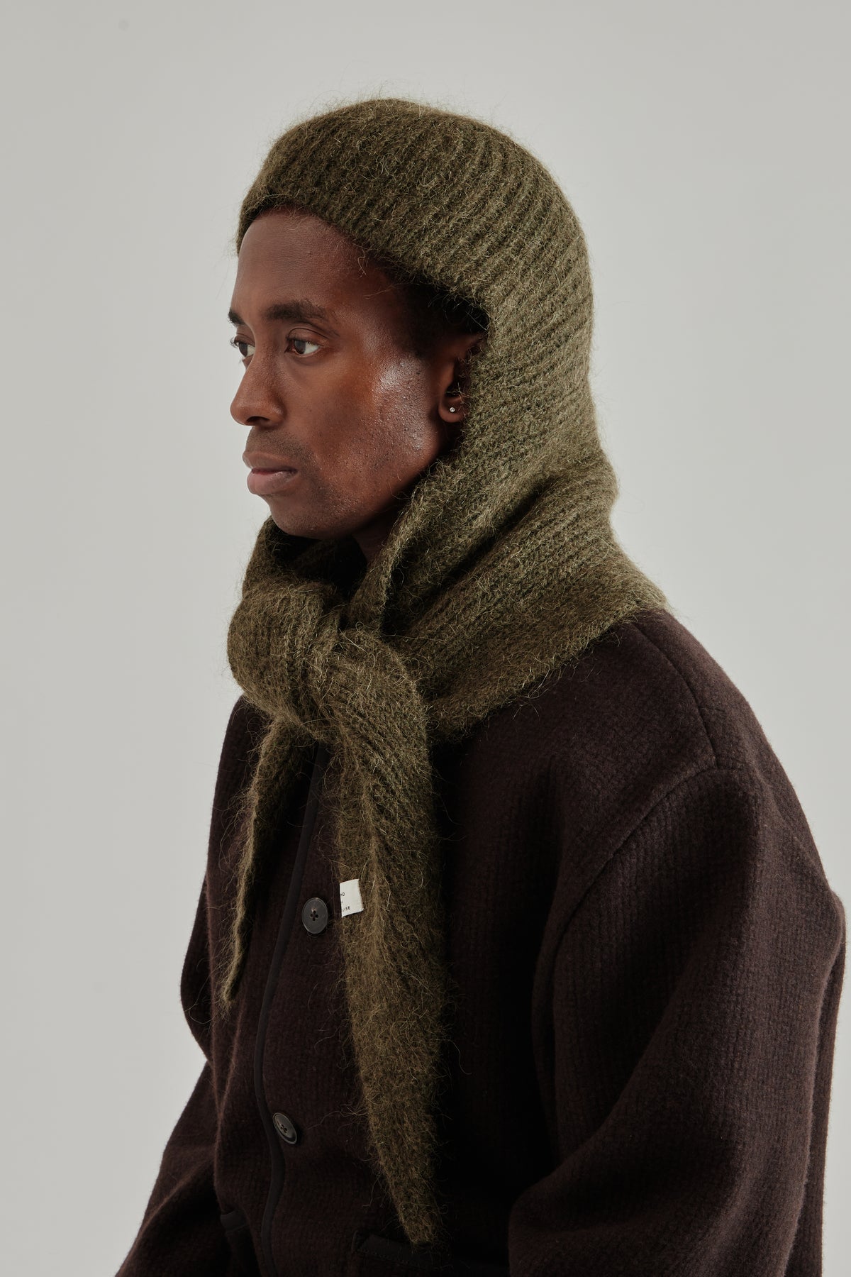 Bisa Hooded Scarf - Sage