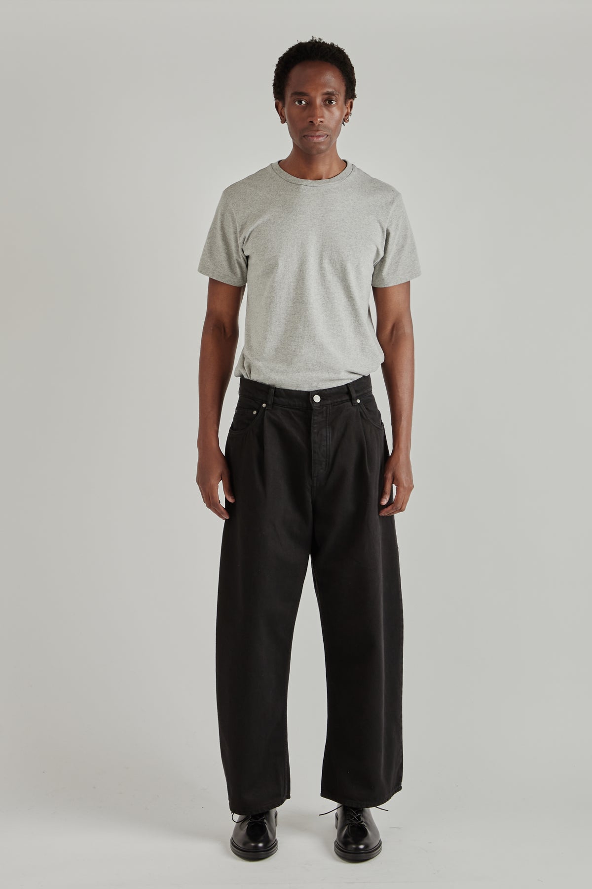 Duma Pleated Pants - Coal Treasure