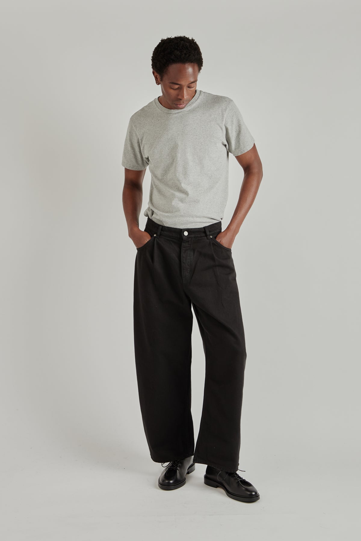 Duma Pleated Pants - Coal Treasure