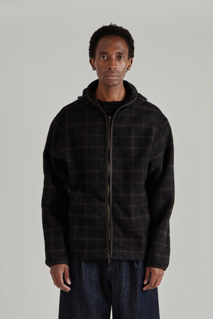 A Kind Of Guise FW26 Erro Wool Hoodie Black Check0225
