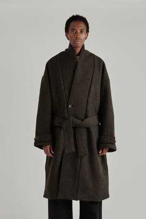 A Kind Of Guise FW26 Jaca Coat Dark Oak Loden0320