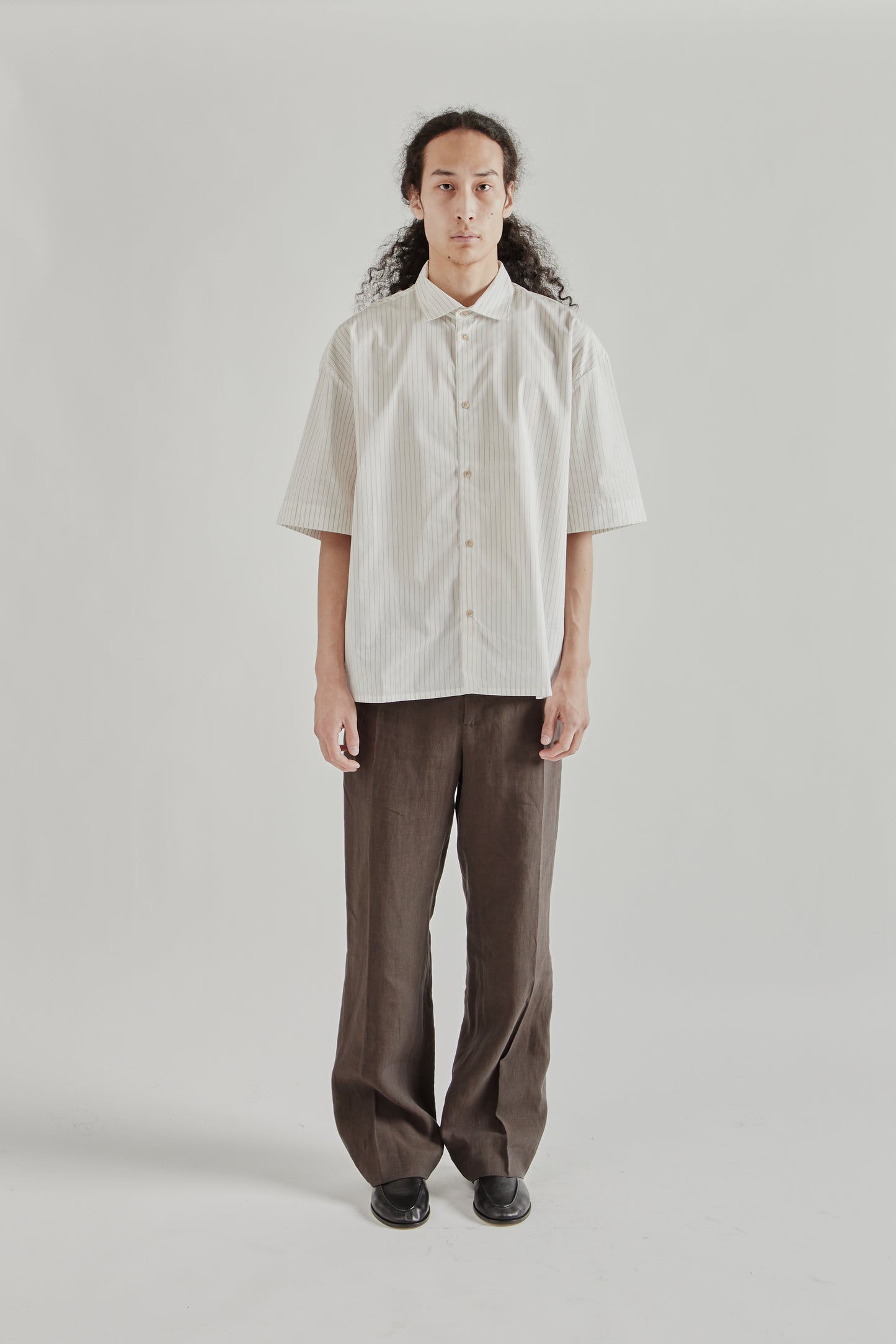 A Kind Of Guise SS26 Bantu Shirt Cayenne Stripe0684
