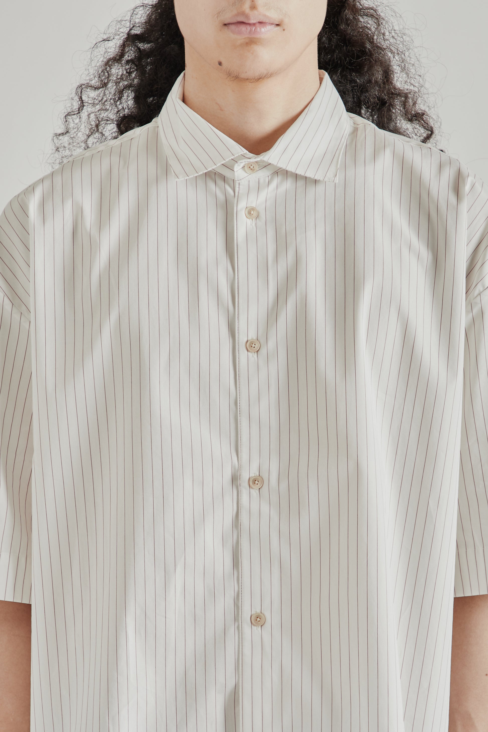 A Kind Of Guise SS26 Bantu Shirt Cayenne Stripe0696