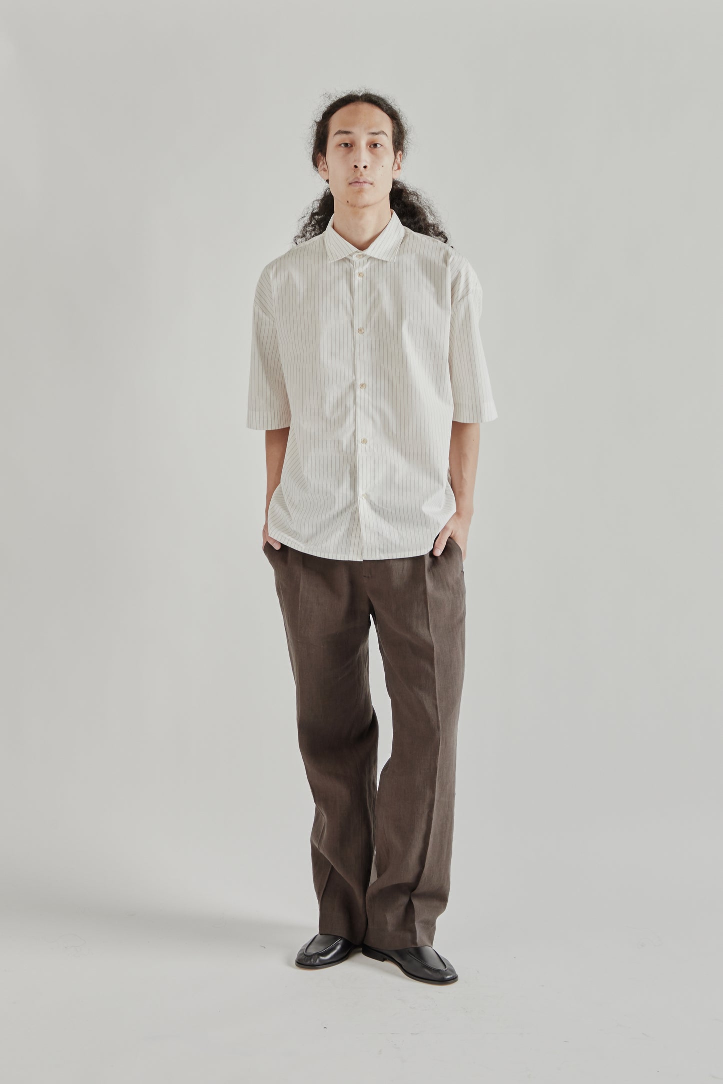 A Kind Of Guise SS26 Bantu Shirt Cayenne Stripe0702