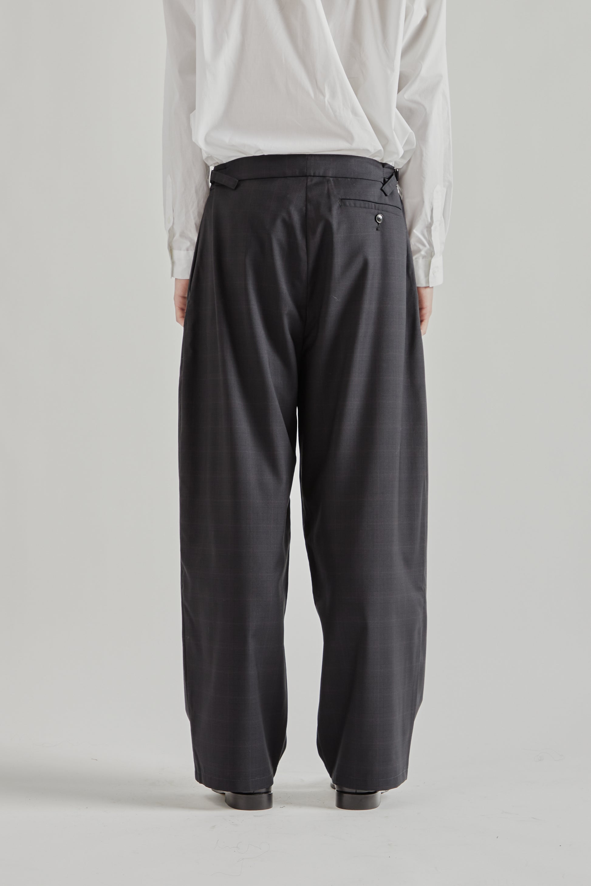 A Kind Of Guise SS26 Piero Pants Checkered Black0645