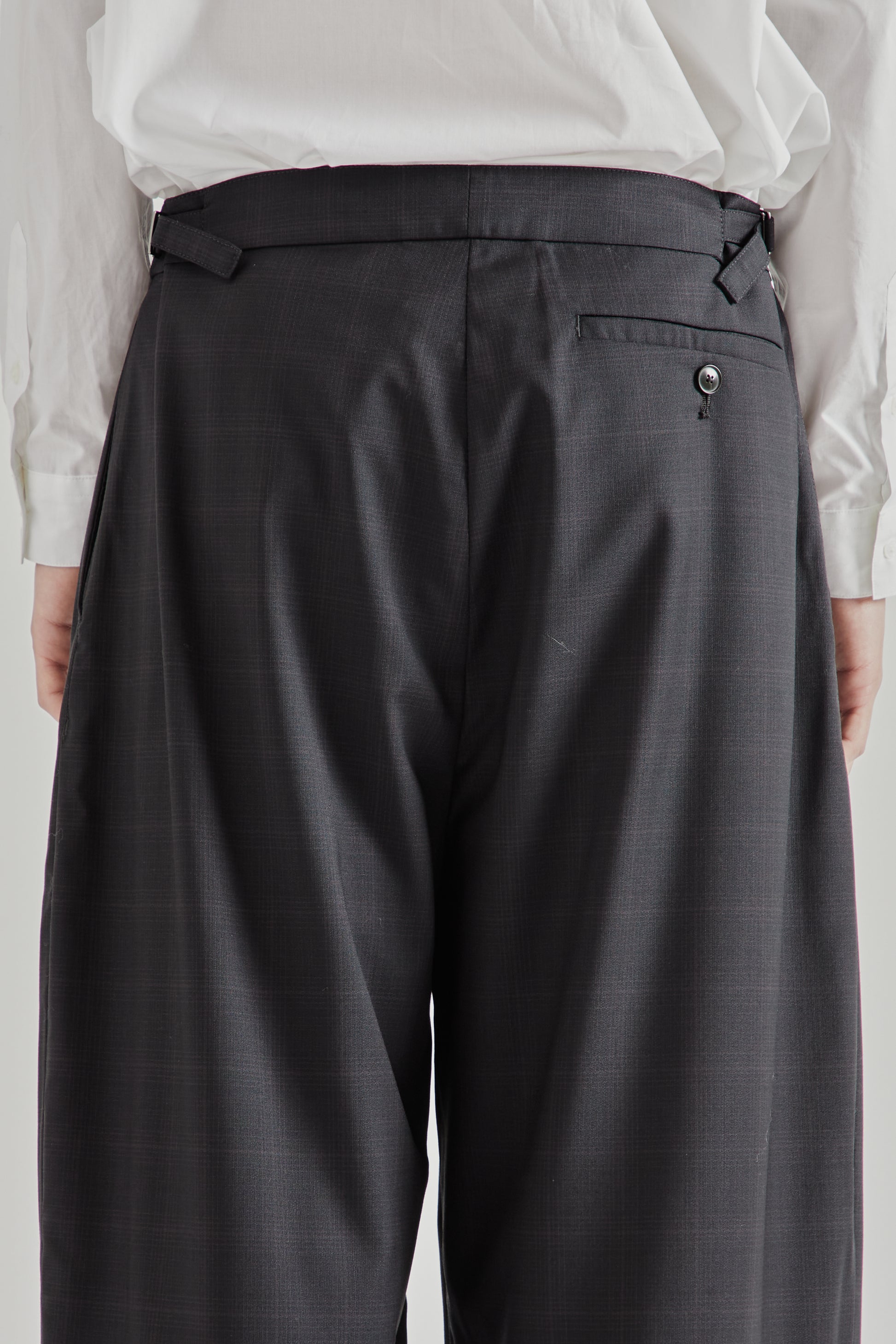 A Kind Of Guise SS26 Piero Pants Checkered Black0647